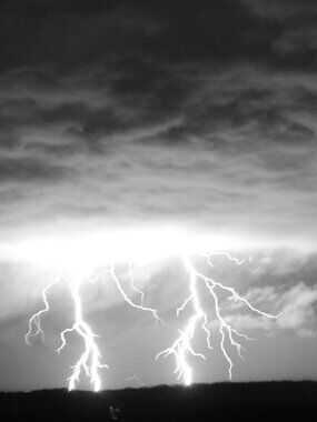 Oklahoma Lightning Print